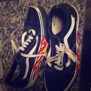 Vans Classic Fire Logo Edition